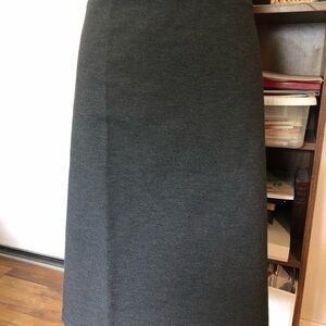 Gray Pencil Skirt